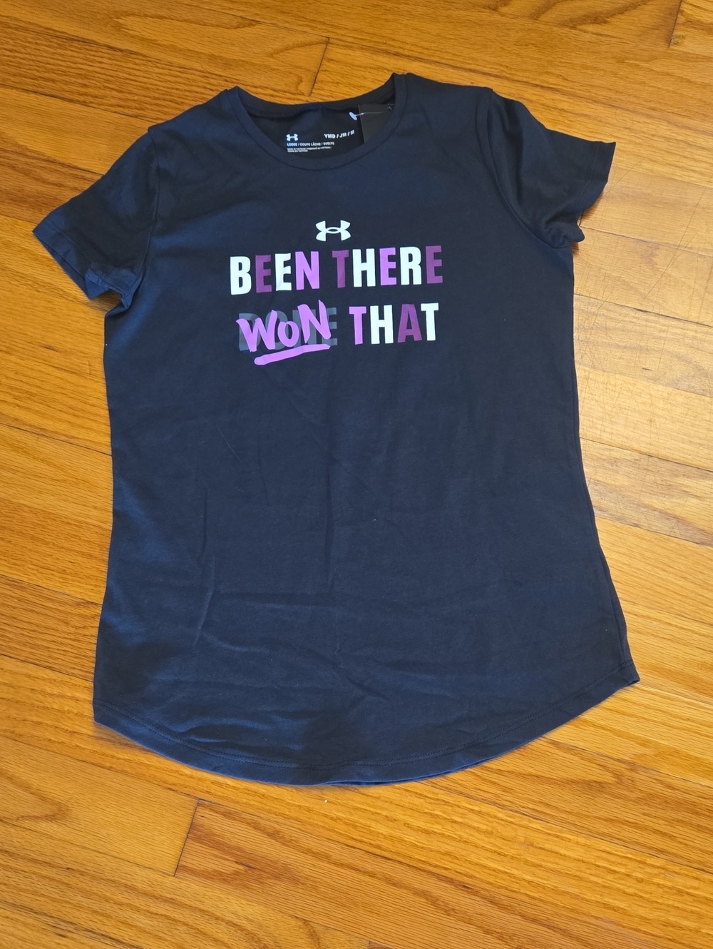 Under Armour Black Short-Sleeve 'Been There Won That' Graphic Tee